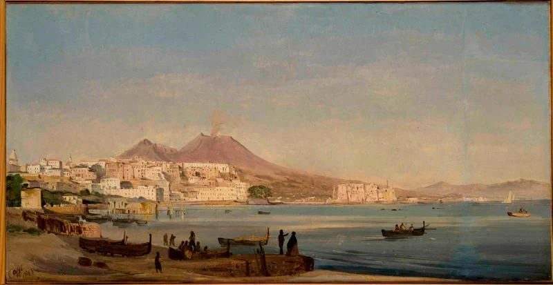 Napoli dalla Riva di Chiaia, 1843 - Fondazione Musei Civici, Venezia